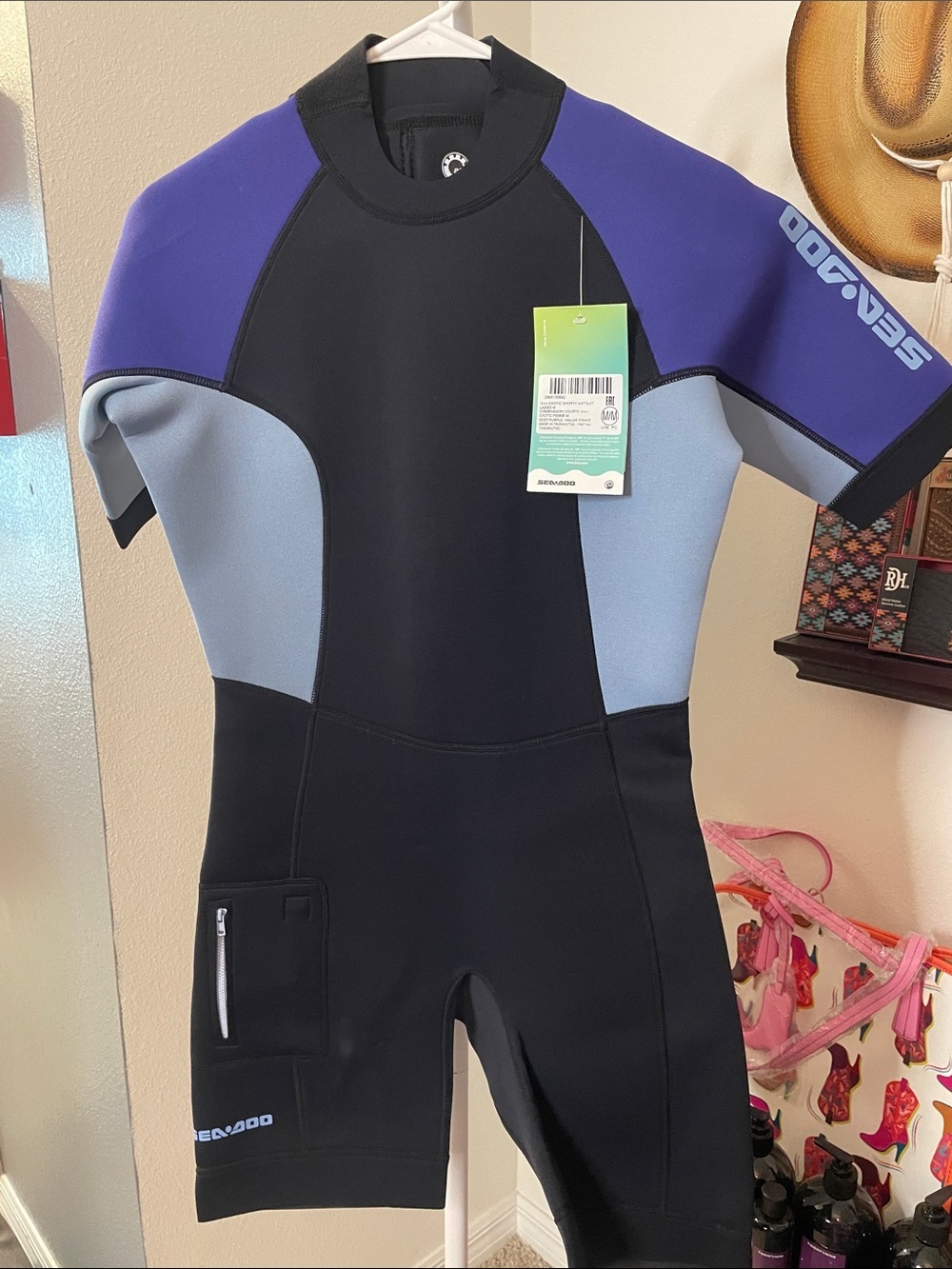Sea-Doo Exotic Shorty One-Piece Wetsuit 3mm - Picture 4 of 9